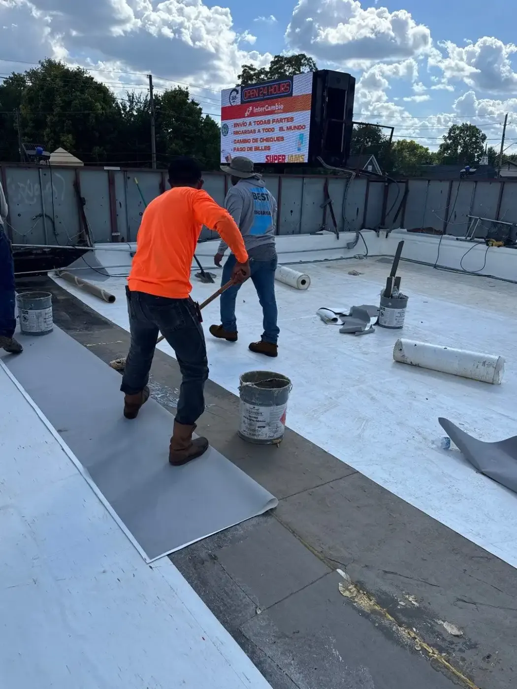 Membrane repair completed in Pendleton